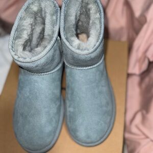 UGG Light Blue Mini size 6